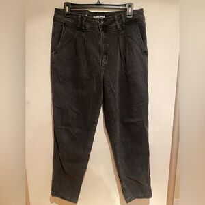 SONOMA Relaxed High-Waist Black Jeans